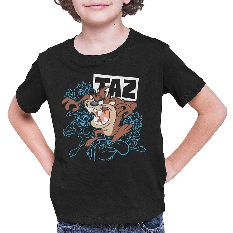 Looney Toons T-Shirt col rond à manches courtes pour garçon Tailles TP à TG