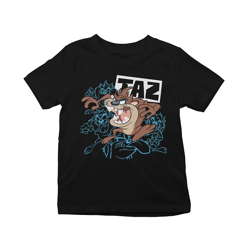 Looney Toons T-Shirt col rond à manches courtes pour garçon Tailles TP à TG