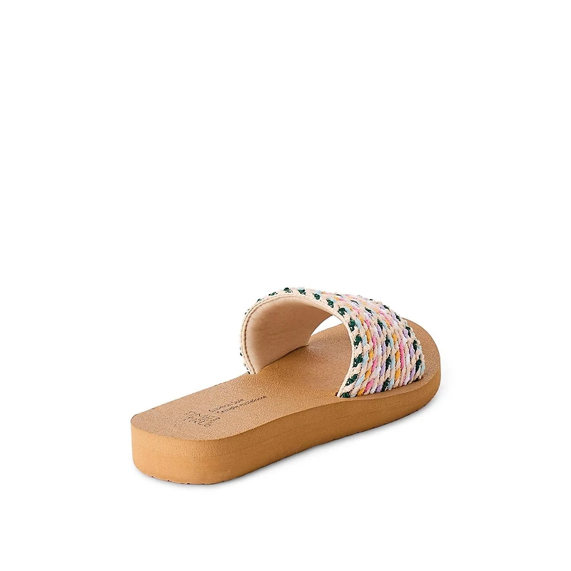Sandales compensées en crochet Time and Tru pour femmes