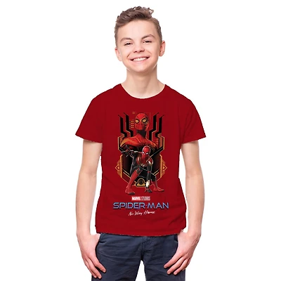 Boys Marvel Spider Man New Spidey Tech Short Sleeve T-Shirt