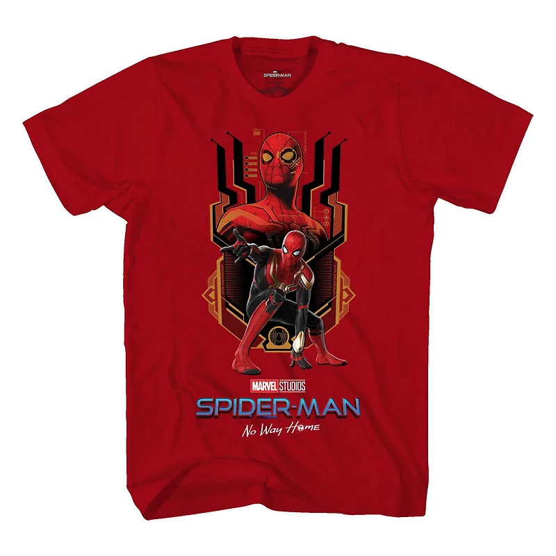 Boys Marvel Spider Man New Spidey Tech Short Sleeve T-Shirt