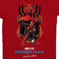 T-shirt à manches courtes Marvel Spider Man New Spidey Tech pour garçons