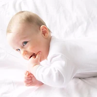 Juddlies Collection Essentials Bebe Biologique Dormeur Double Fermeture Eclaire Blanc/Gris