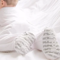 Juddlies Collection Essentials Bebe Biologique Dormeur Double Fermeture Eclaire Blanc/Gris