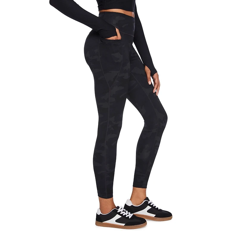 Legging imprimé avec poches Athletic Works pour femmes Tailles TP–TTG