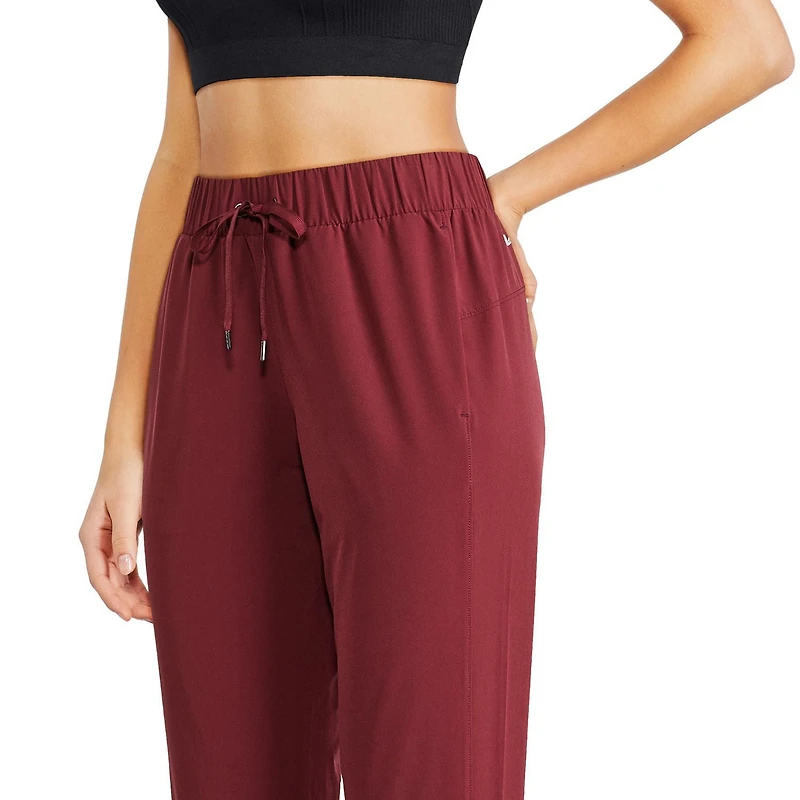 Pantalon tissé avec revers côtelés Athletic Works pour femmes Tailles TP–TTG