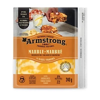 Armstrong Fromage Cheddar marbré tranché