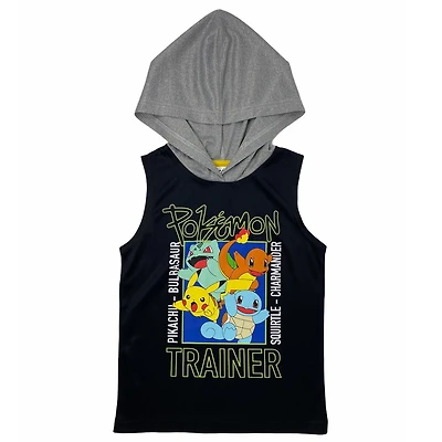 Pokemon Camisole avec capuchon pour garçons