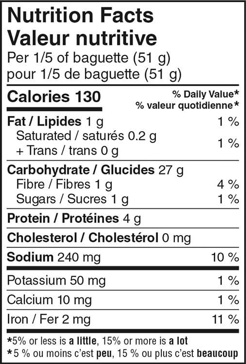 Your Fresh Market French-Style White Baguette, 255 g