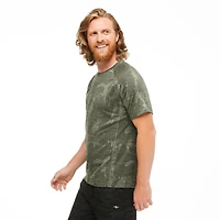 T-shirt jacquard camouflage Athletic Works pour hommes