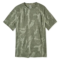 T-shirt jacquard camouflage Athletic Works pour hommes