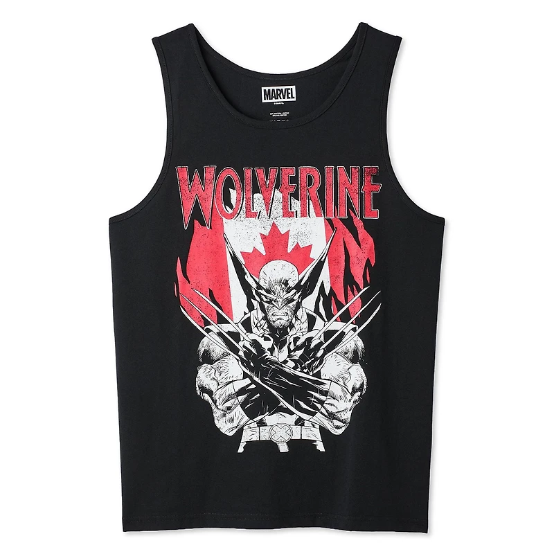 Débardeur Wolverine Canada Marvel pour hommes