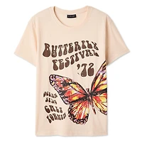 T-shirt coupe garçonne The Pink Closet pour femmes