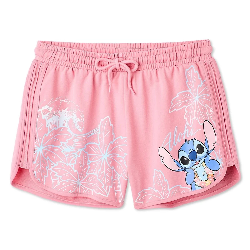 Short à ourlet coupe dauphin Stitch Disney pour femmes