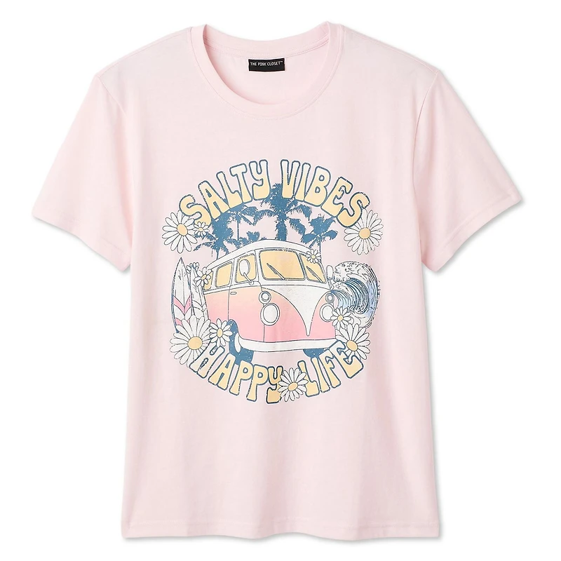 The Pink Closet Women's Boyfriend Fit T-Shirt