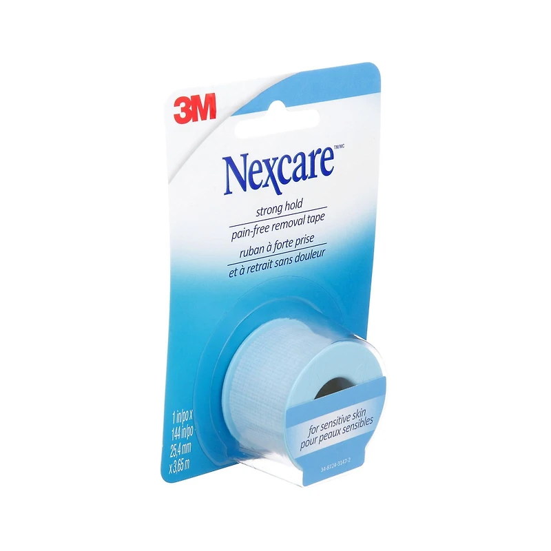 Nexcare™ Strong Hold, Pain Free, Gentle Removal Tape SST-1-CA, 1 in x 4 yd (25.4 mm x 3.7 m), 1/Pack, Gentle Removal Tape