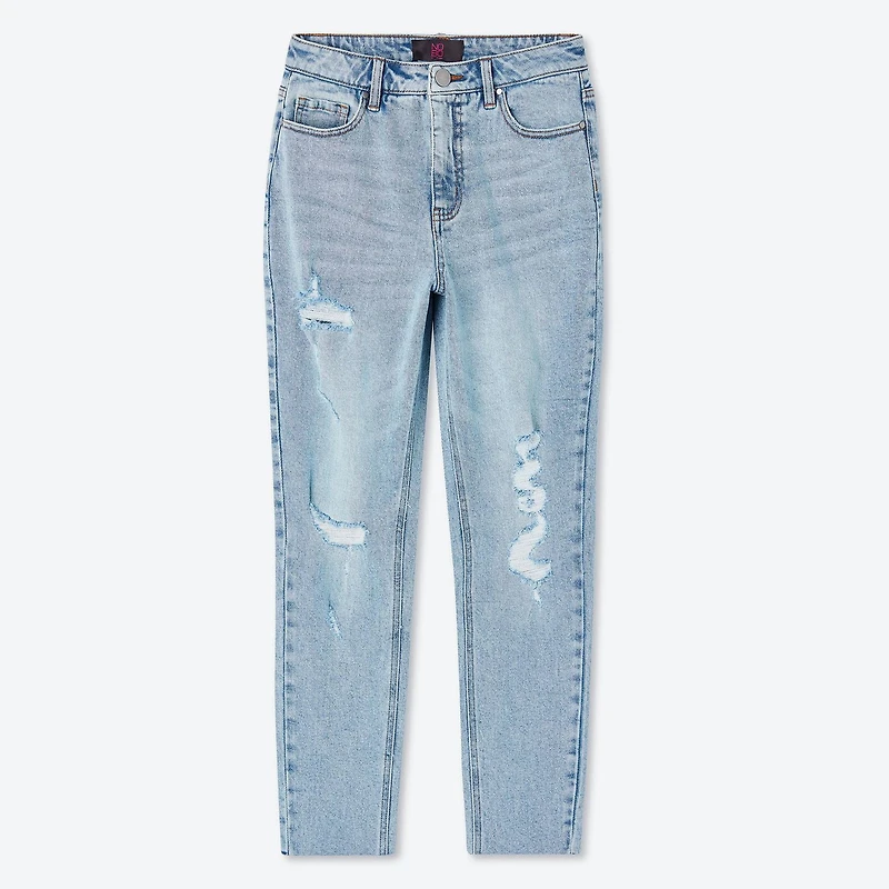 No Boundaries Women's High-Rise Mom Jean