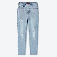 No Boundaries Women's High-Rise Mom Jean