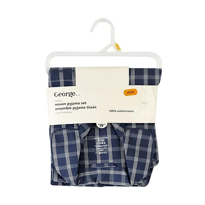 George Men's 2-Piece Woven Sleep Set