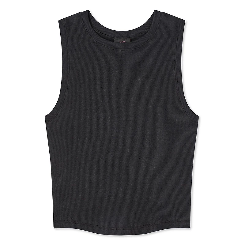 No Boundaries Women's Rib Tank Top, Sizes XS-XXL