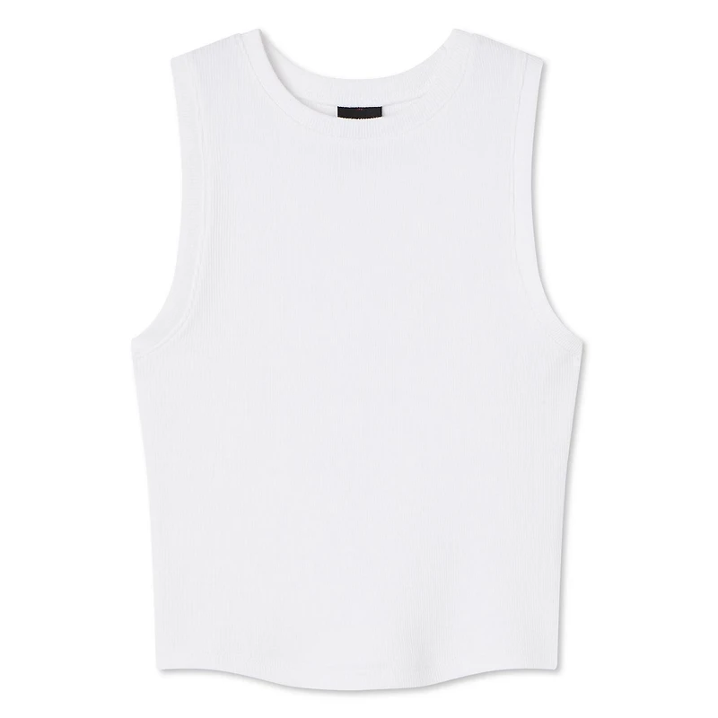 No Boundaries Women's Rib Tank Top, Sizes XS-XXL