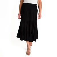 IVY Women's Tiered Maxi Skirt