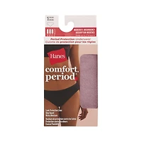 Hanes Comfort, Period. Moderate Leak Bikini, 1-Pack, Sizes S - XL