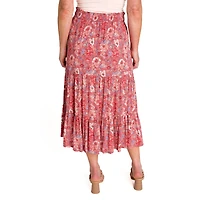 IVY Women's Tiered Maxi Skirt