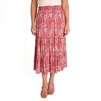 IVY Women's Tiered Maxi Skirt