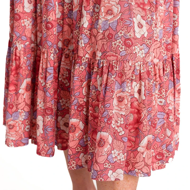 IVY Women's Tiered Maxi Skirt