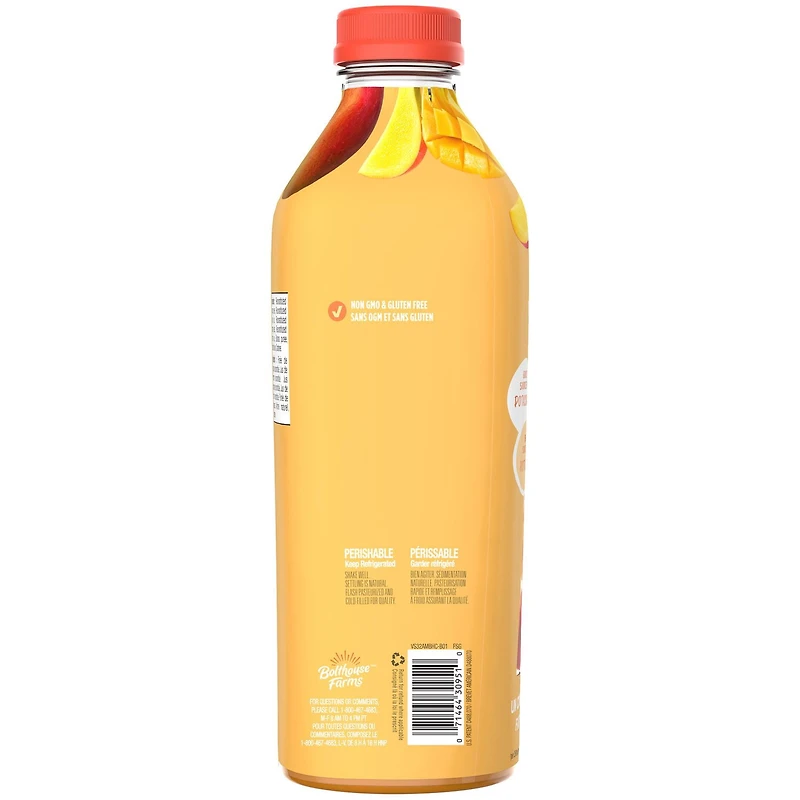 Bolthouse Farms Amazing Mango Fruit Juice Smoothie, 946 mL