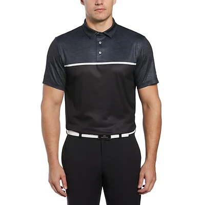 PGA TOUR APPAREL Polo de golf cousu sur la poitrine pour homme