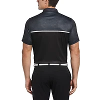 PGA TOUR APPAREL Polo de golf cousu sur la poitrine pour homme