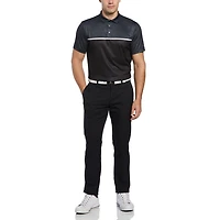 PGA TOUR APPAREL Polo de golf cousu sur la poitrine pour homme