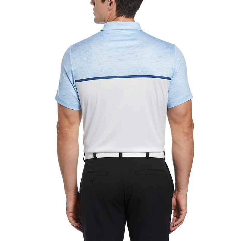 PGA TOUR APPAREL Polo de golf cousu sur la poitrine pour homme