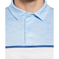 PGA TOUR APPAREL Polo de golf cousu sur la poitrine pour homme