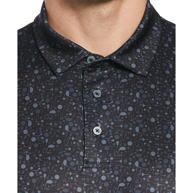 PGA TOUR APPAREL Polo de golf imprimé pour hommes