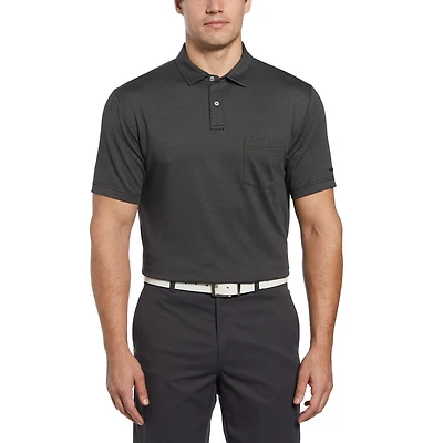 PGA TOUR APPAREL Men's Micro Jacquard Golf Polo Shirt