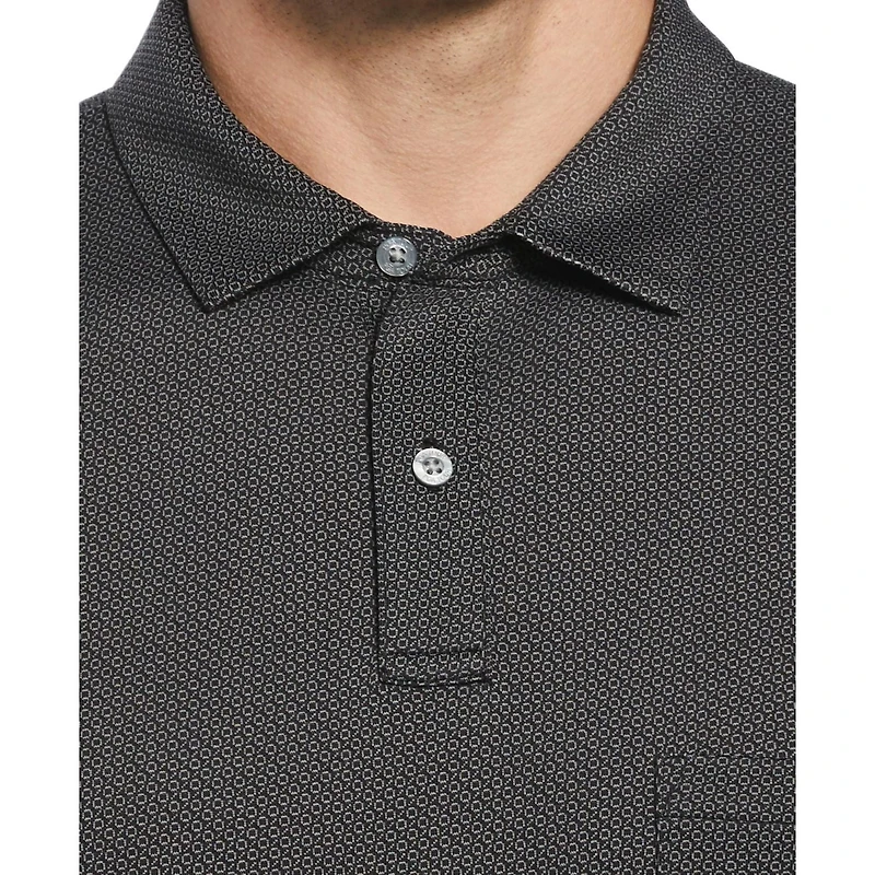 PGA TOUR APPAREL Men's Micro Jacquard Golf Polo Shirt