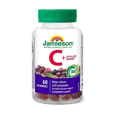 Jamieson Vitamin C Immune Shield Gummies, 60 Gummies
