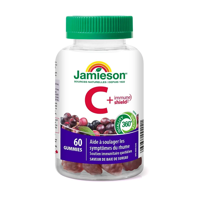 Jamieson Vitamin C Immune Shield Gummies, 60 Gummies