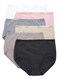 Paquet de 6 culottes base Hanes pour femmes