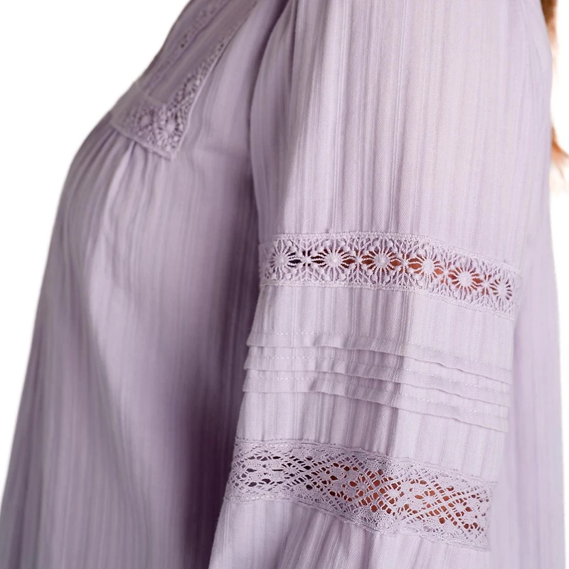 IVY Chemisiere Avec Col En V