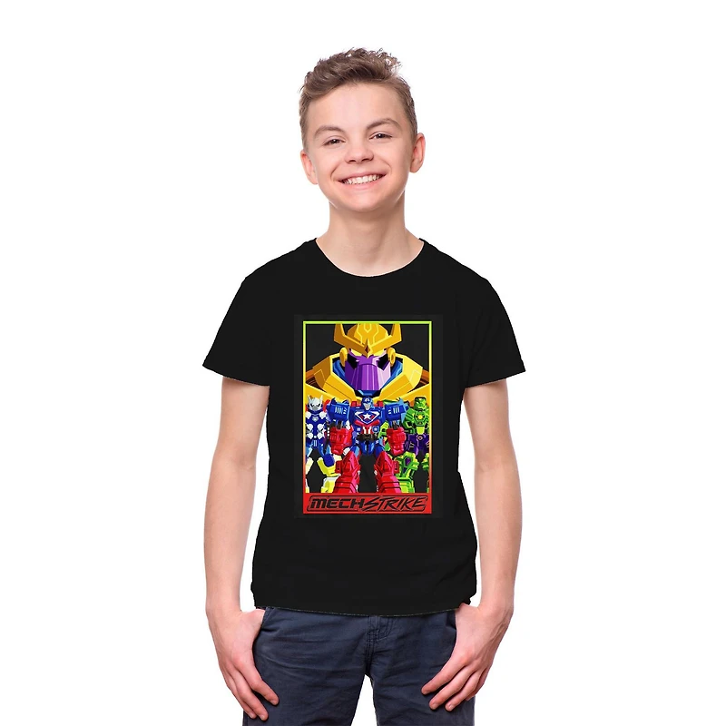 Boys Marvel Mech Strike Group Thanos T-Shirt