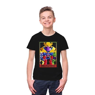 Boys Marvel Mech Strike Group Thanos T-Shirt