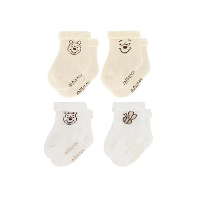 Disney Winnie The Pooh Baby Boy Sock 4-pack, size 0-6m