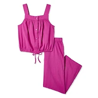 George Girls' Two Piece Tank Top and Pant Set