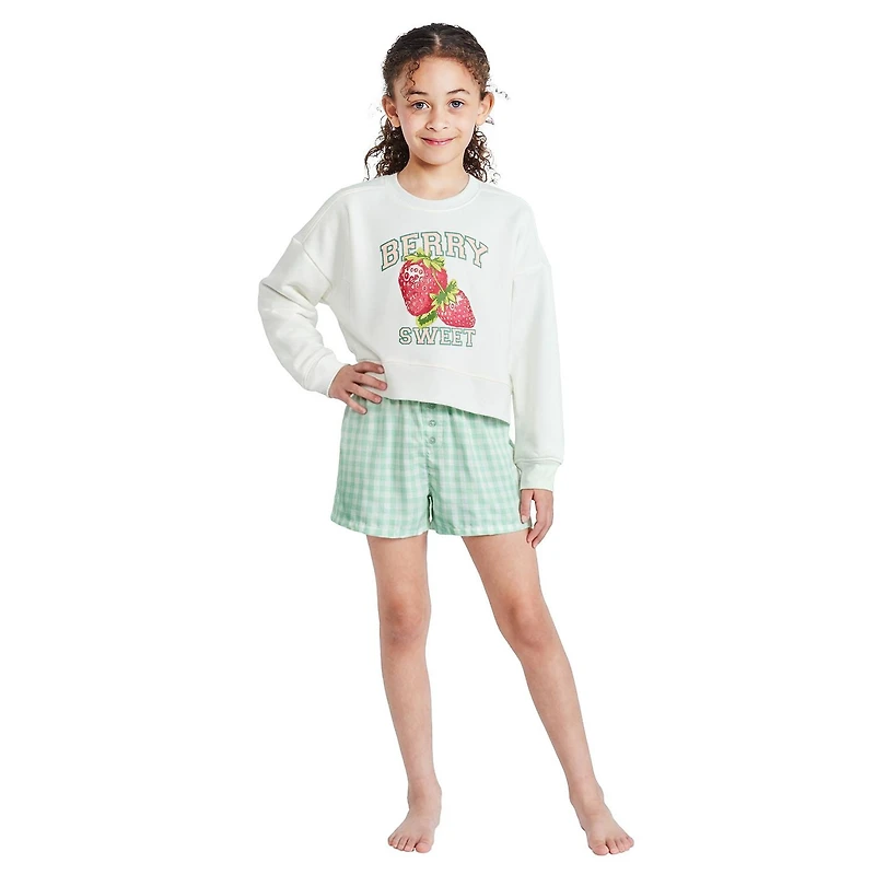 George Girls' Two Piece Short Pajama Set