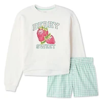 George Girls' Two Piece Short Pajama Set