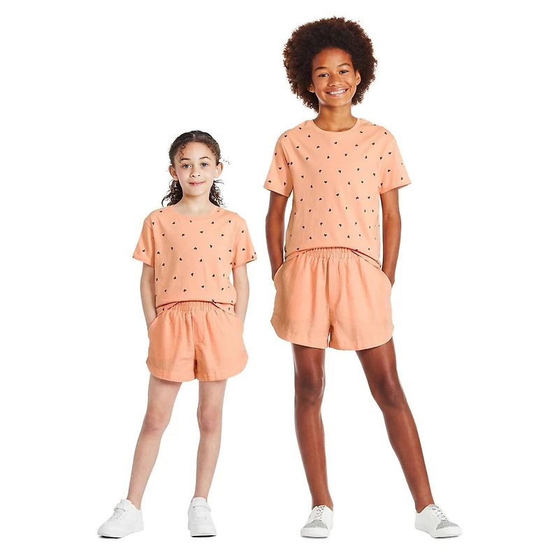 Short coupe dauphin de style lin George pour filles